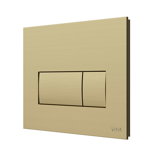 VitrA Root Square Kumanda Paneli, Fırçalı Altın 740-2325