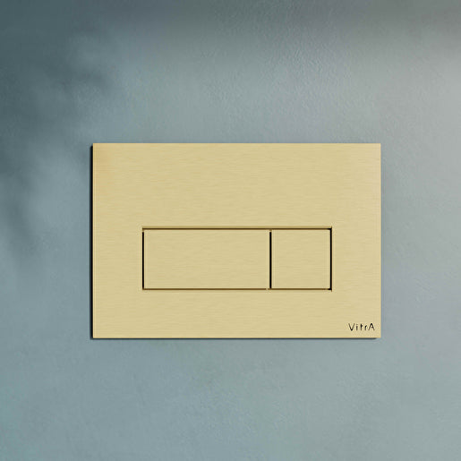 VitrA Root Square Kumanda Paneli, Fırçalı Altın 740-2325