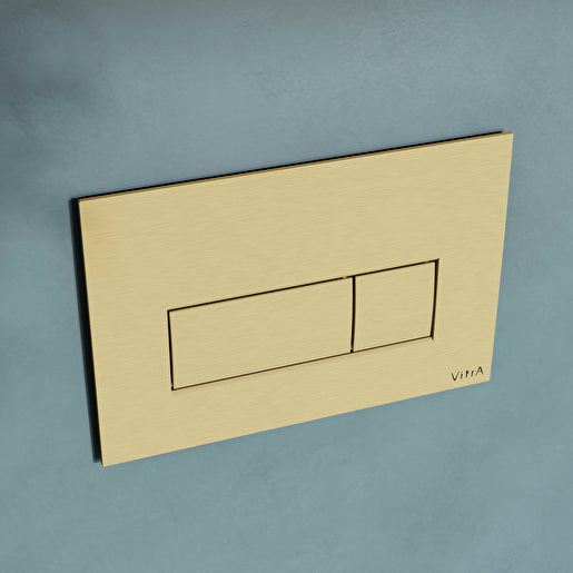 VitrA Root Square Kumanda Paneli, Fırçalı Altın 740-2325