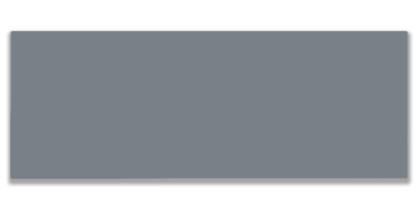 Art Mosaic Flat 10x30 / 4”x12” Grey Glossy Duvar Karosu