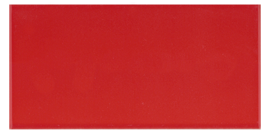 Art Mosaic Flat 10x20 / 4”x8” Red Glossy Duvar Karosu
