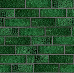 Art Mosaic Forest Emerald Green 6,5x21,5 El Yapımı Terracotta Seramik