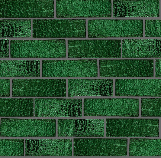 Art Mosaic Forest Emerald Green 6,5x21,5 El Yapımı Terracotta Seramik