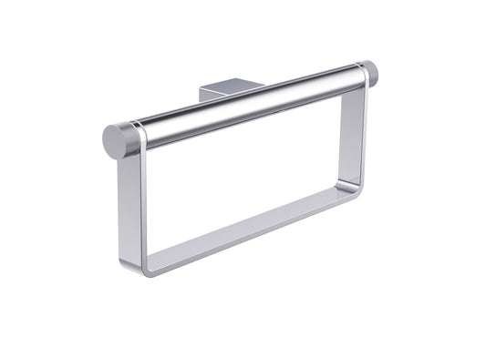 Porte-serviettes Averta rond 270 mm, finition chromée