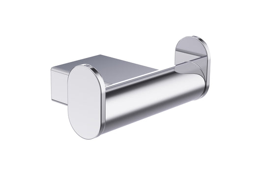Porte-peignoir double Averta finition chrome