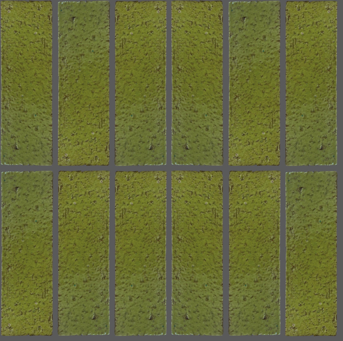 Art Mosaic Forest Leaf 6,5x21,5 El Yapımı Terracotta Seramik
