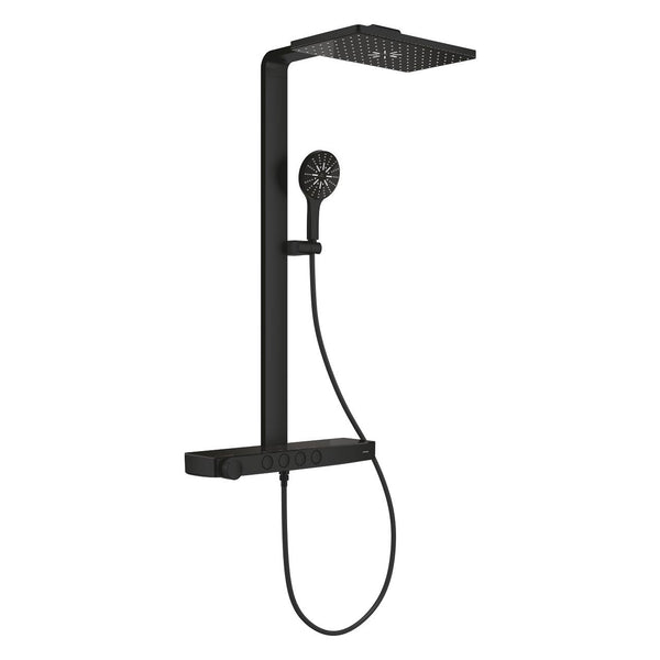 Grohe Rainshower  Aqua  Pure Duvara Monte Termostatik Bataryalı Duş Sistemi - 100961KF00