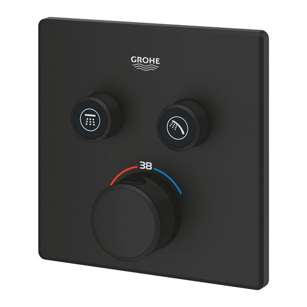 Grohe Grohtherm  Smart Control Çift Valfli Akış Kontrollü, Ankastre Termostatik Duş Bataryası - 102166KF00