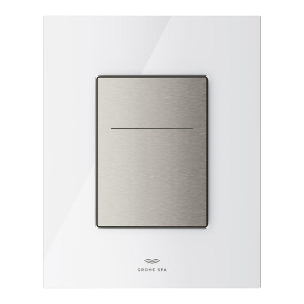 Grohe G R O H E  Arena  Aqua  Tiles Flush Plate With  Silk  Motion Technology - 104644LS00