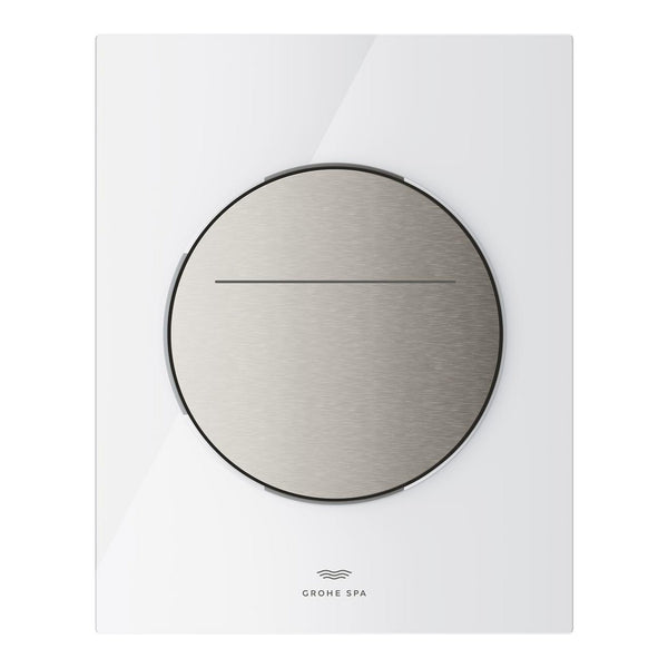 Grohe G R O H E  Arena  Aqua  Tiles Flush Plate With  Silk  Motion Technology - 104645LS00