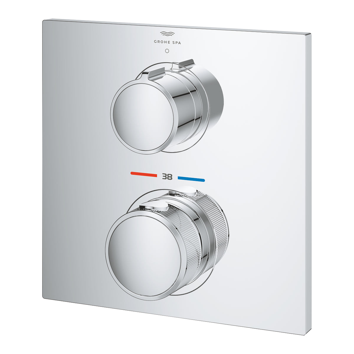Grohe Allure Tek Valfli Akış Kontrollü, Ankastre Termostatik Duş Bataryası - 19380002