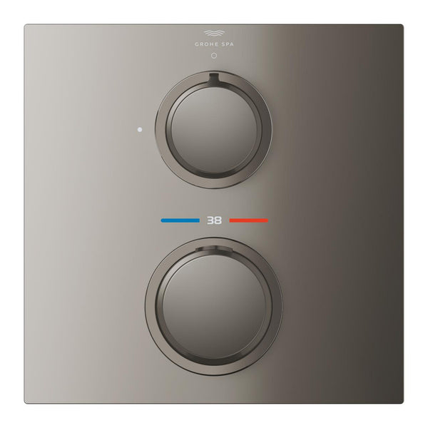 Grohe Allure Tek Valfli Akış Kontrollü, Ankastre Termostatik Duş Bataryası - 19380MG2