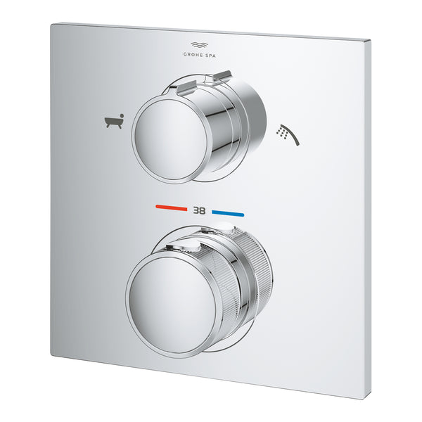 Grohe Allure Thermostat For Concealed Installation With 2-Way Diverter Hand Shower/Bath Filler - 19446002