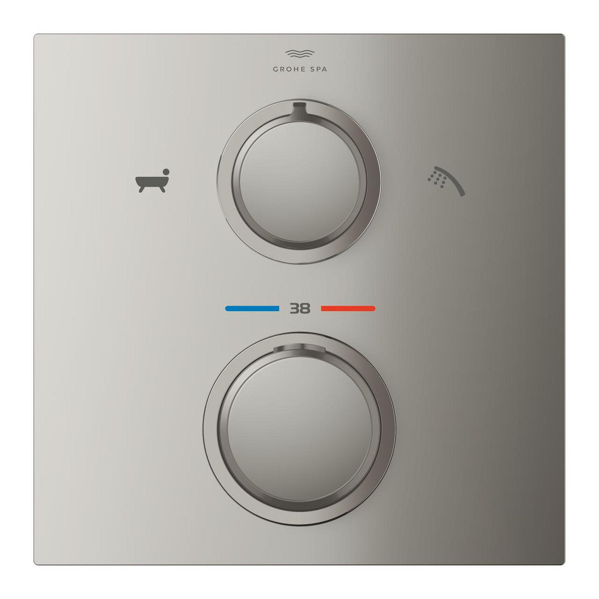 Grohe Allure Thermostat For Concealed Installation With 2-Way Diverter Hand Shower/Bath Filler - 19446MS2