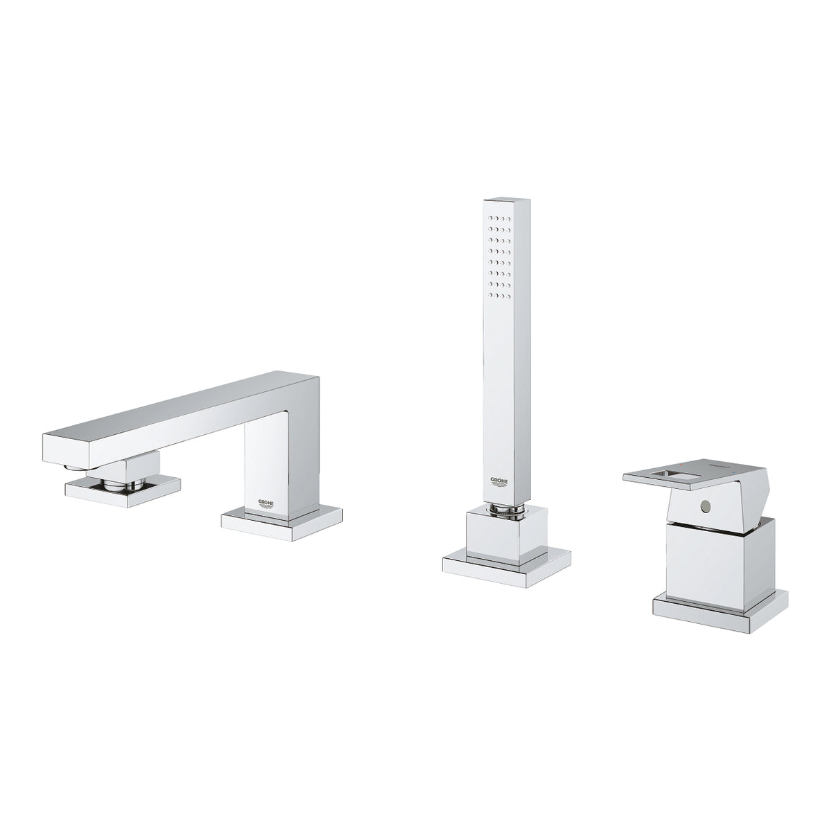 Grohe Eurocube Dört Delikli Küvet Bataryası - 19897001