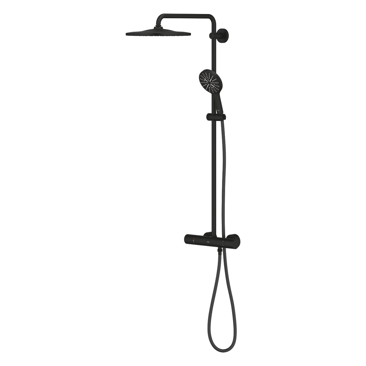 Grohe Rainshower  Smart Active 310 Duvara Monte Termostatik Bataryalı Duş Sistemi - 22119KF0