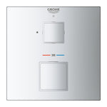 Grohe Grohtherm  Cube Ankastre Termostatik Banyo Bataryası - 24153000