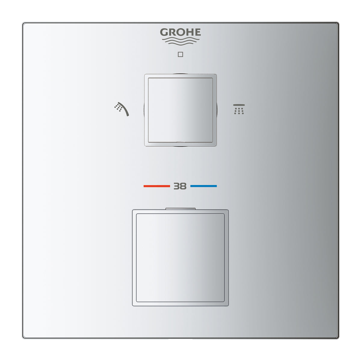 Grohe Grohtherm  Cube Termostatik Banyo/Duş Bataryası - 24154000