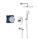 Grohe Bau Edge Concealed Shower System With  Tempesta 250 - 25291000