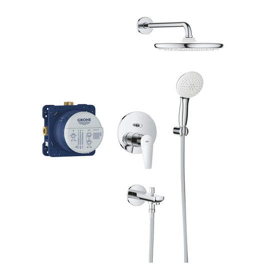 Système de douche encastré Bau Edge avec Tempesta 250 - 25291000