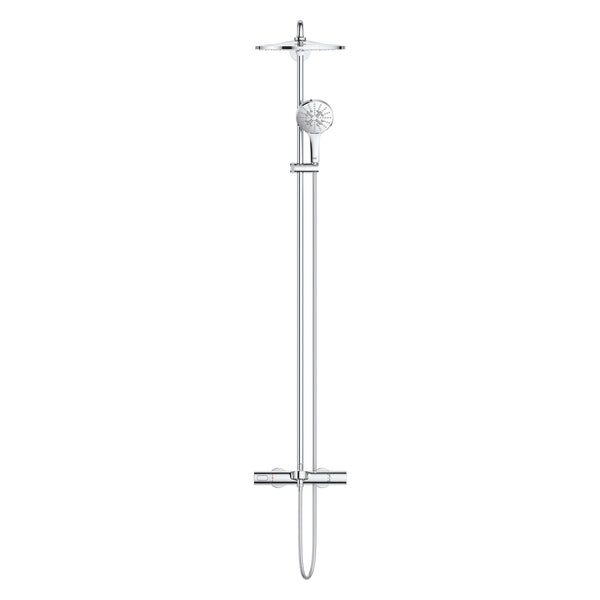 Grohe Rainshower  Smart Active 310 Duvara Monte Termostatik Banyo Bataryalı Duş Sistemi - 26657000
