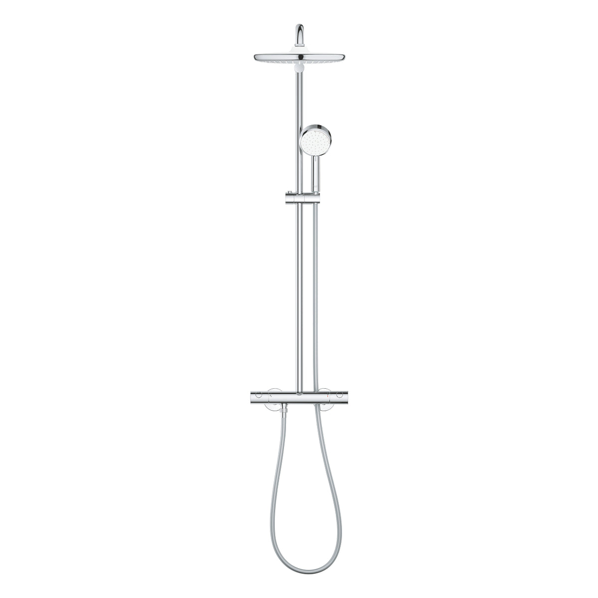 Grohe Tempesta  Cosmopolitan  System 250 Duvara Monte Termostatik Bataryalı Duş Sistemi - 26670000