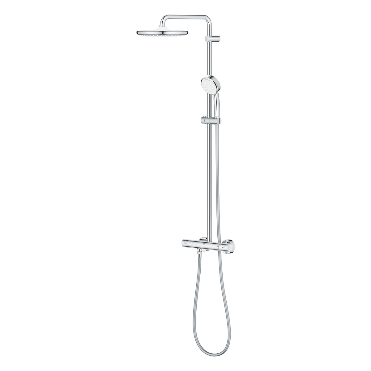 Grohe Tempesta  Cosmopolitan  System 250 Duvara Monte Termostatik Bataryalı Duş Sistemi - 26670000