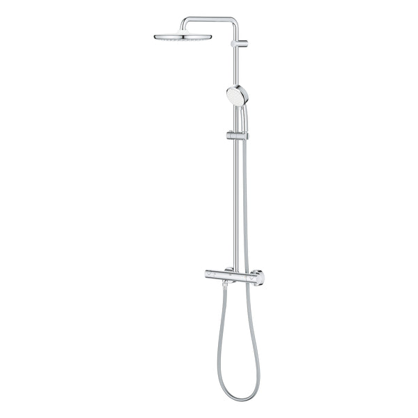 Grohe Tempesta  Cosmopolitan  System 250 Duvara Monte Termostatik Bataryalı Duş Sistemi - 26670000
