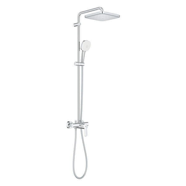 Grohe Tempesta  System 250  Cube Duvara Monte Tek Kumandalı Bataryalı Duş Sistemi - 26692001