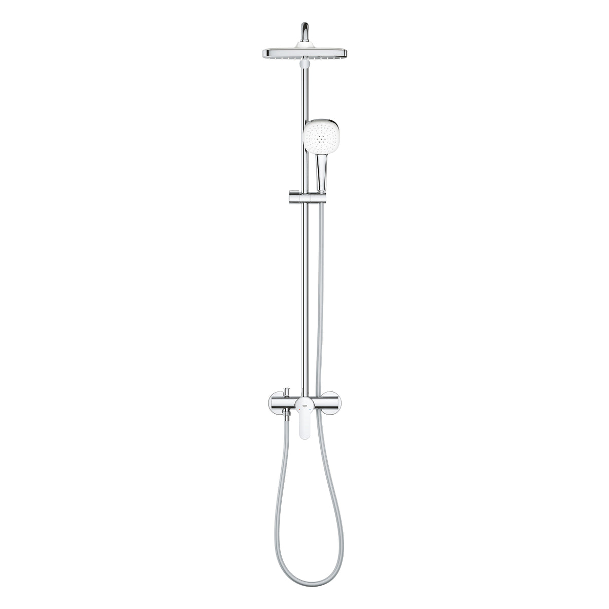 Grohe Tempesta  System 250  Cube Duvara Monte Tek Kumandalı Bataryalı Duş Sistemi - 26692001