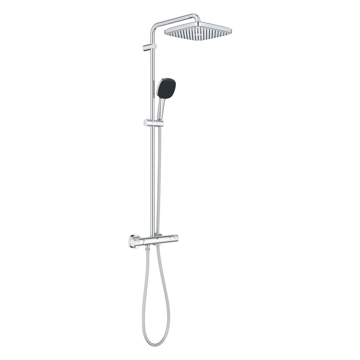 Grohe Vitalio  Comfort 250 Duvara Monte Termostatik Bataryalı Duş Sistemi - 26696001