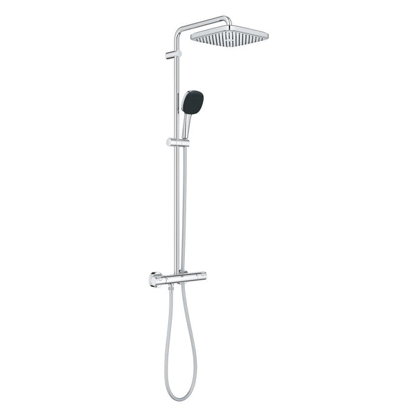 Grohe Vitalio  Comfort 250 Duvara Monte Termostatik Bataryalı Duş Sistemi - 26696001