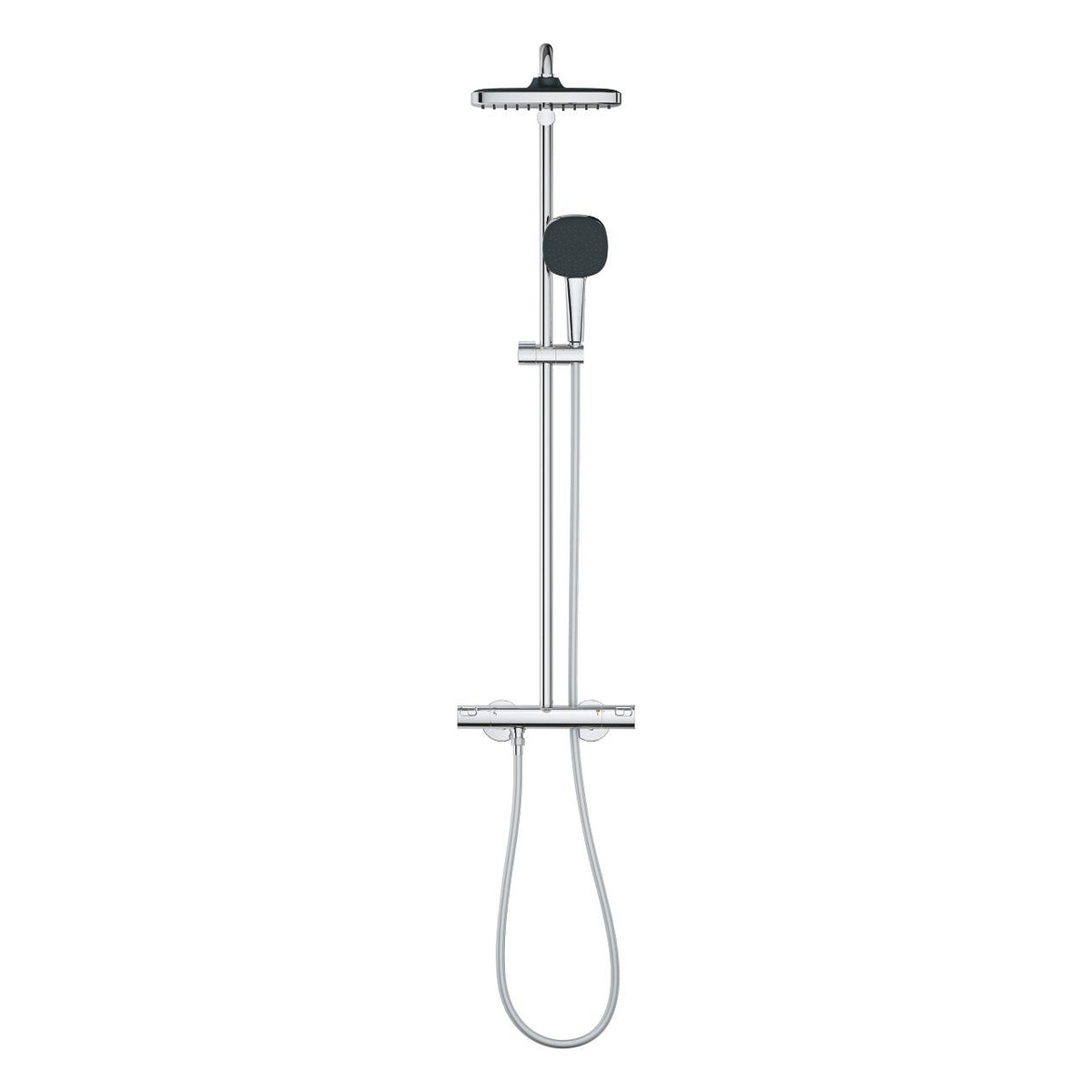 Grohe Vitalio  Comfort 250 Duvara Monte Termostatik Bataryalı Duş Sistemi - 26696001