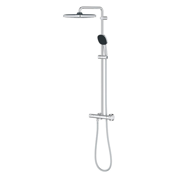 Grohe Vitalio  Comfort 250 Duvara Monte Termostatik Bataryalı Duş Sistemi - 26696001