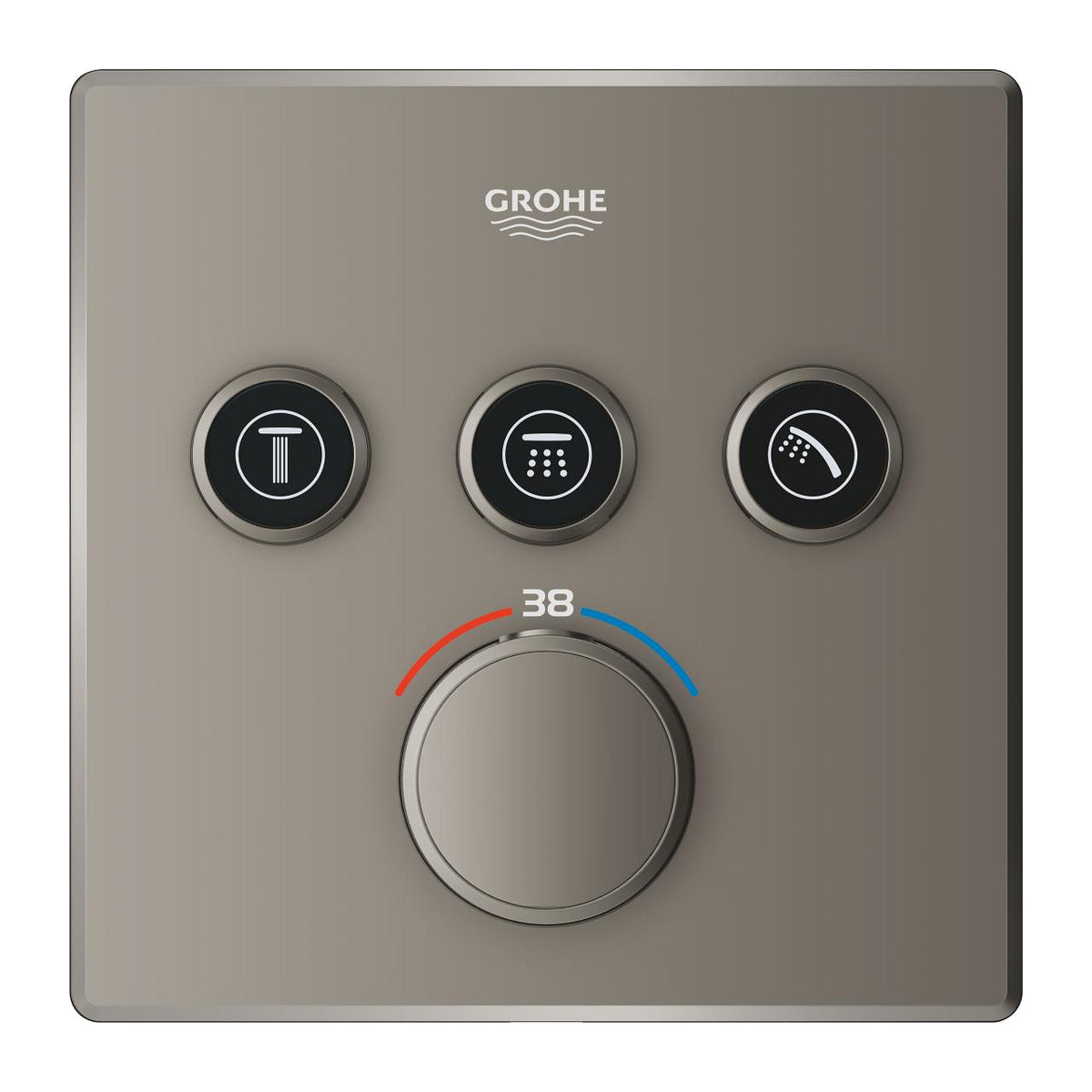 Grohe Grohtherm  Smart Control Üç Valfli Akış Kontrollü, Ankastre Termostatik Duş Bataryası - 29126MG0
