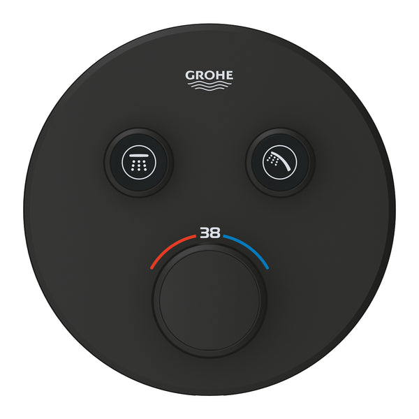 Grohe Grohtherm  Smart Control Çift Valfli Akış Kontrollü, Ankastre Termostatik Duş Bataryası - 29507KF0