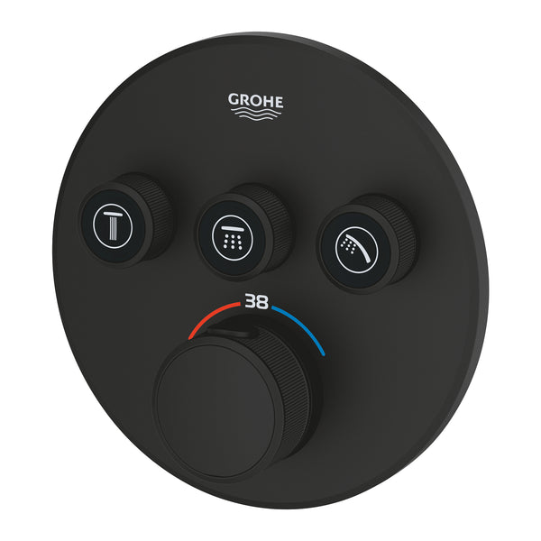 Grohe Grohtherm  Smart Control Üç Valfli Akış Kontrollü, Ankastre Termostatik Duş Bataryası - 29508KF0
