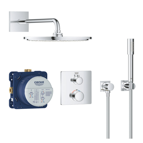 Grohe Grohtherm Rainshower  Cosmopolitan 310 Duş Seti - 34730000