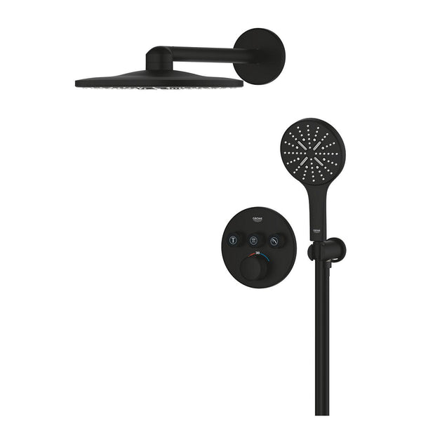 Grohe Grohtherm  Smart Control Concealed Shower System With  Rainshower  Smart Active 310 - 34863KF0