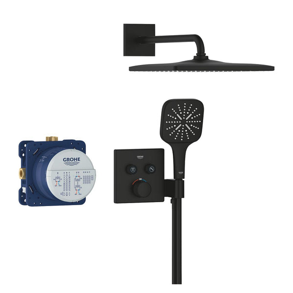 Grohe Grohtherm  Smart Control Concealed Shower System With  Rainshower  Mono 310  Cube - 34865KF0