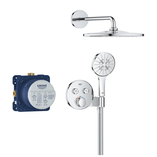 Grohe Grohtherm  Smart Control Concealed Shower System With  Rainshower  Mono 310 - 34866000