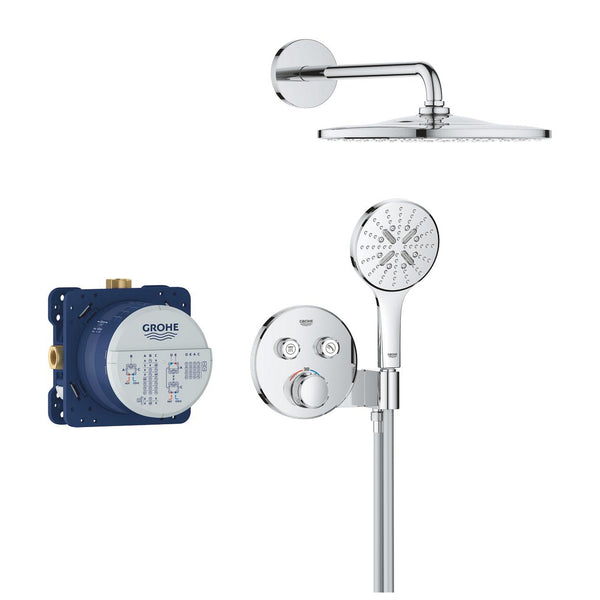 Grohe Grohtherm  Smart Control Concealed Shower System With  Rainshower  Mono 310 - 34866000