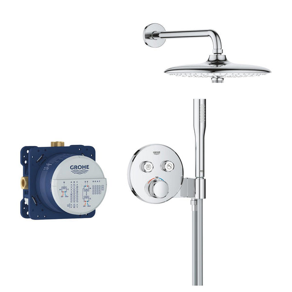 Grohe Grohtherm  Smart Control Concealed Shower System With  Euphoria 260 - 34867000