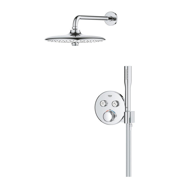 Grohe Grohtherm  Smart Control Concealed Shower System With  Euphoria 260 - 34867000