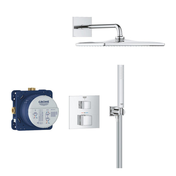 Grohe Grohtherm  Cube Concealed Shower System With  Rainshower  Mono 310  Cube - 34868000