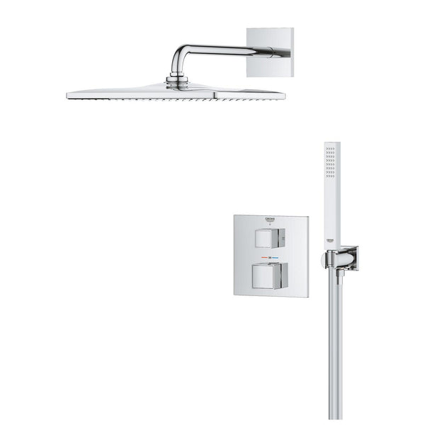 Grohe Grohtherm  Cube Concealed Shower System With  Rainshower  Mono 310  Cube - 34868000