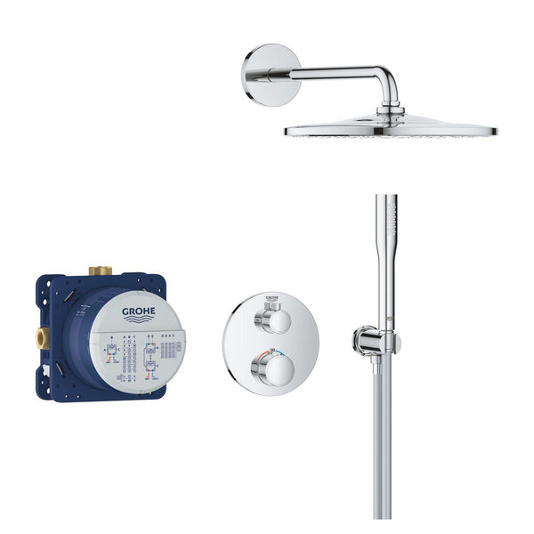 Grohe Grohtherm Concealed Shower System With  Rainshower  Mono 310 - 34869000