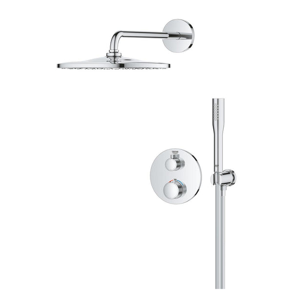 Grohe Grohtherm Concealed Shower System With  Rainshower  Mono 310 - 34869000