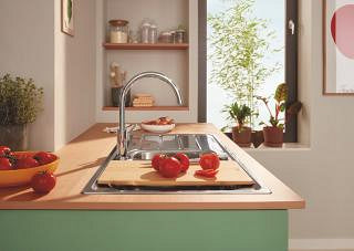 Grohe Start Edge Tek Kumandalı Eviye Bataryası - 30550000