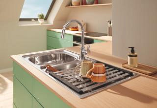 Grohe Start  Cumbria Tek Kumandalı Eviye Bataryası - 30558000